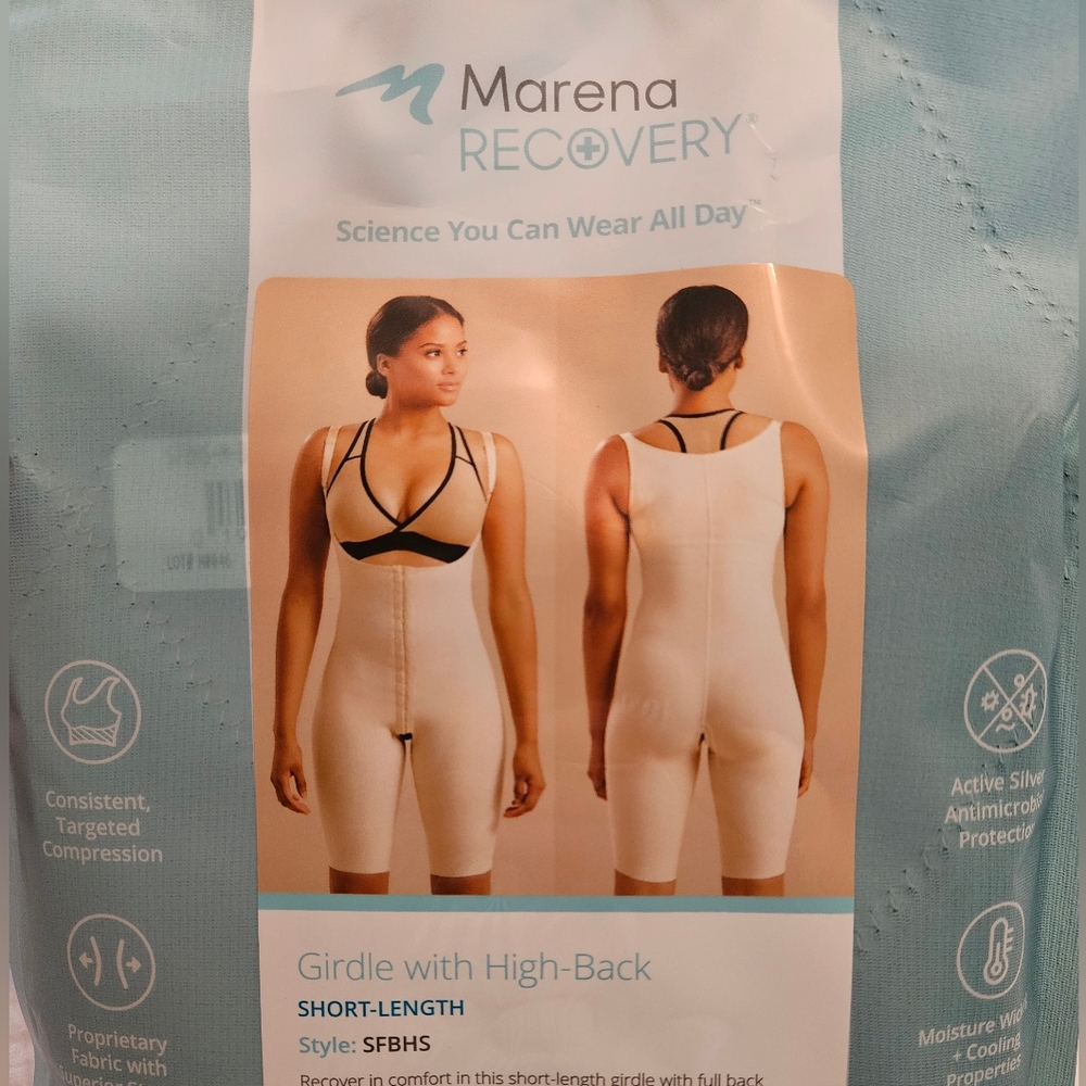 Two Marena Recovery Girdles Large- Black colored!